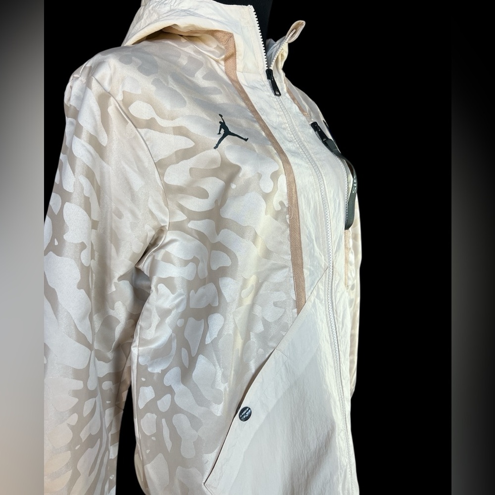 Jordan PSG Jacket Cream Camo Hooded Men’s XS Paris Saint Germain Rare - Picture 2 of 14